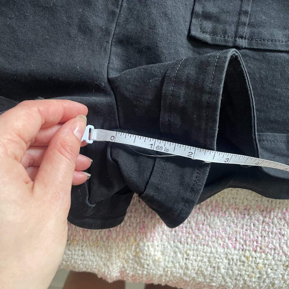 Beginning Boutique Black Utility Cargo Romper - Picture 10 of 12